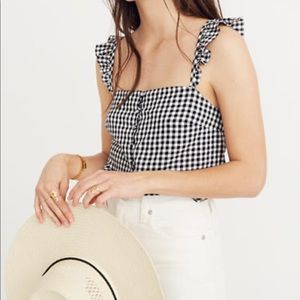 Madewell gingham top
